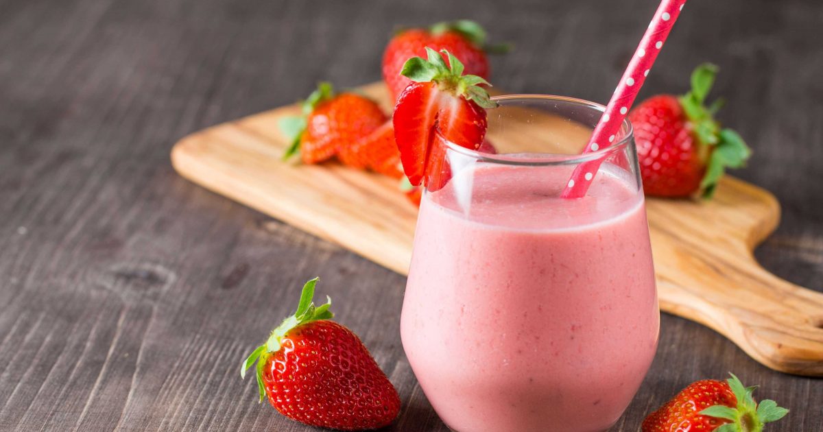 Çilekli Milkshake